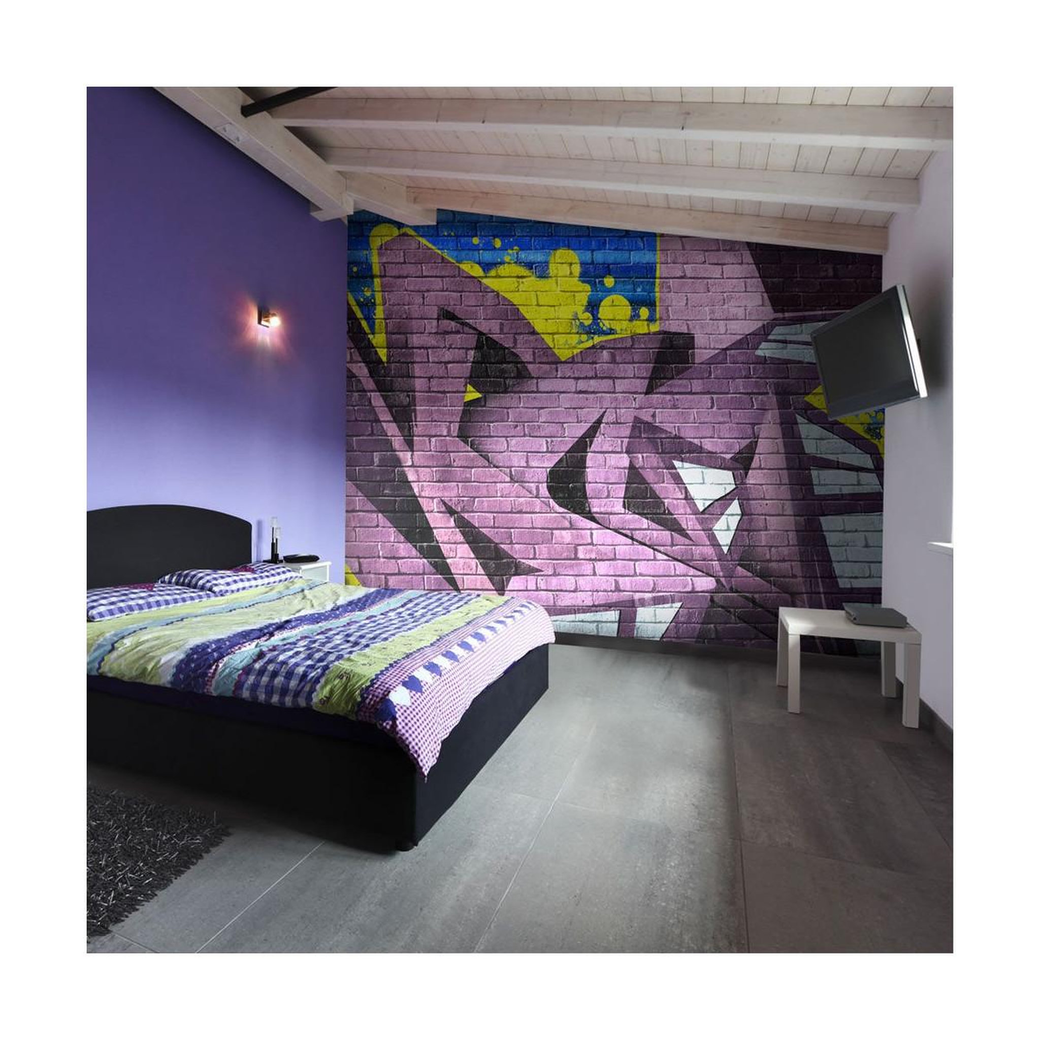 Voir la diapositive 1 : Paris Prix Papier Peint  Street Art Graffiti II