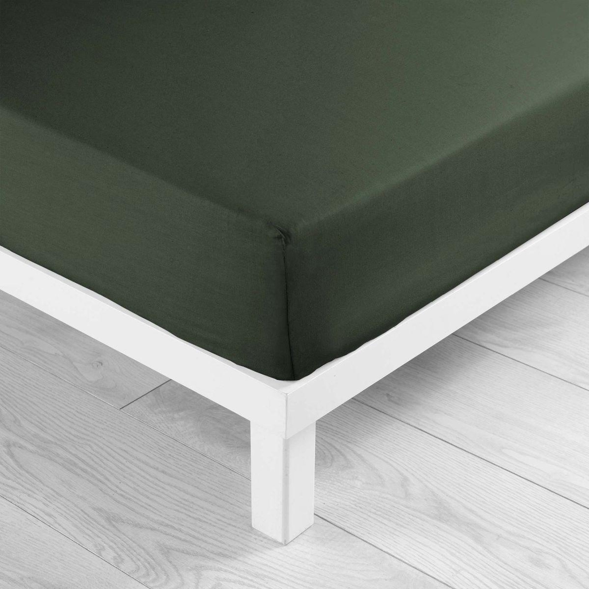 Voir la diapositive 2 : Douceur d'Intérieur Drap housse microfibre  oscar  90x190cm kaki