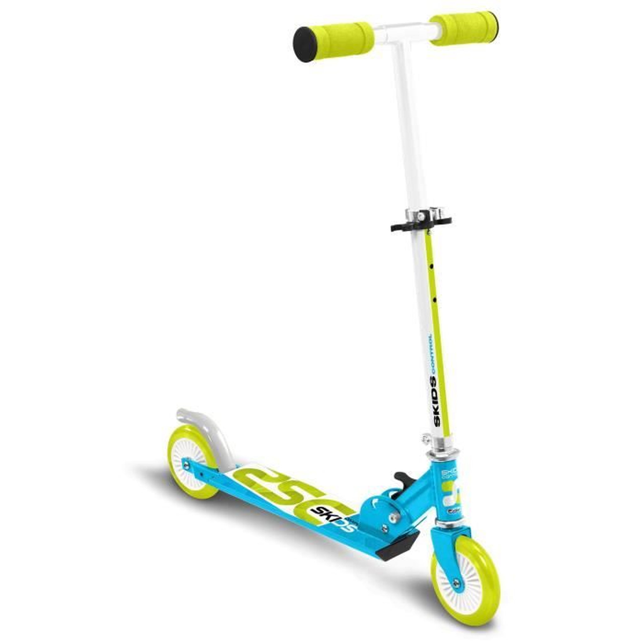 Voir la diapositive 1 : Trottinette pliable - bleue 