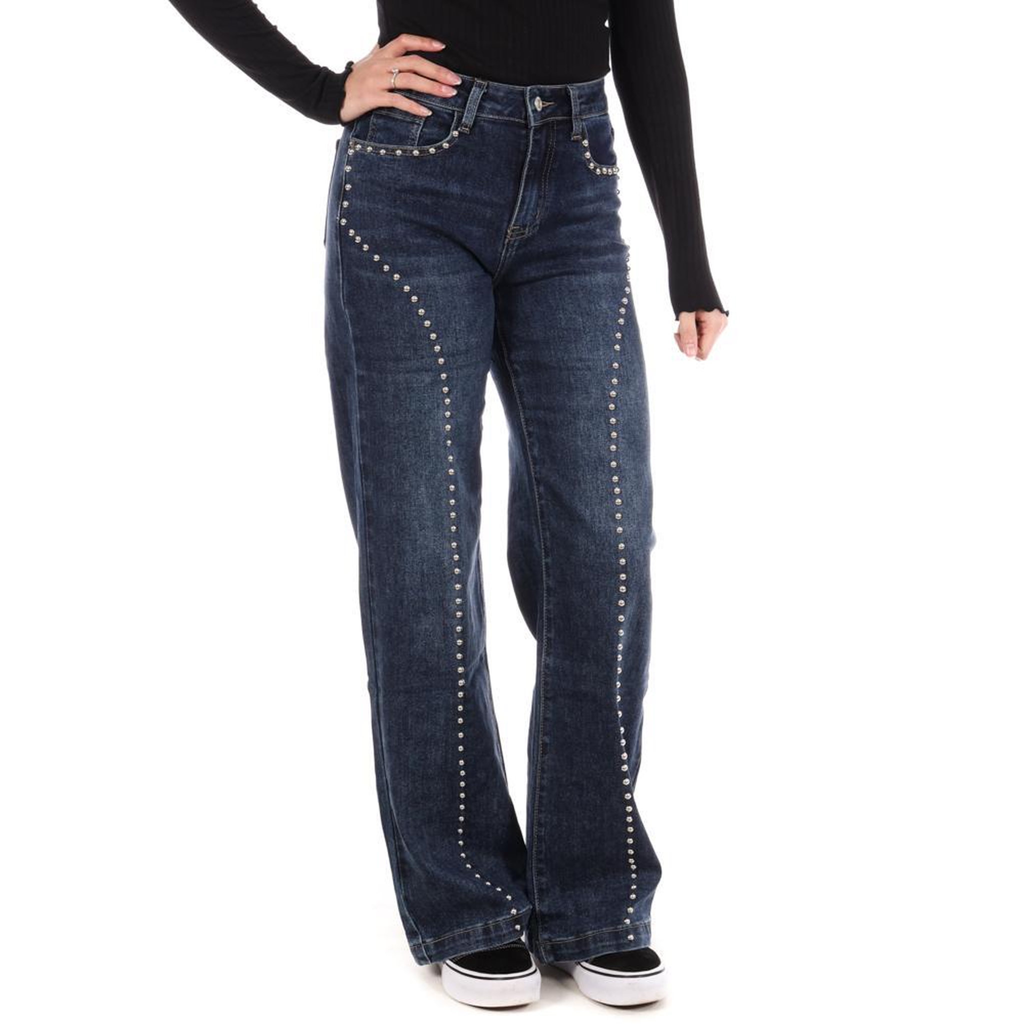 Voir la diapositive 1 : MONDAY PREMIUM Jean Loose  Bleu Femme Monday Premium 1807 XD