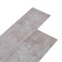 Voir la diapositive 2 : VIDAXL Dalles de plancher PVC 5,02 m^2 2 mm autoadhesif gris terre