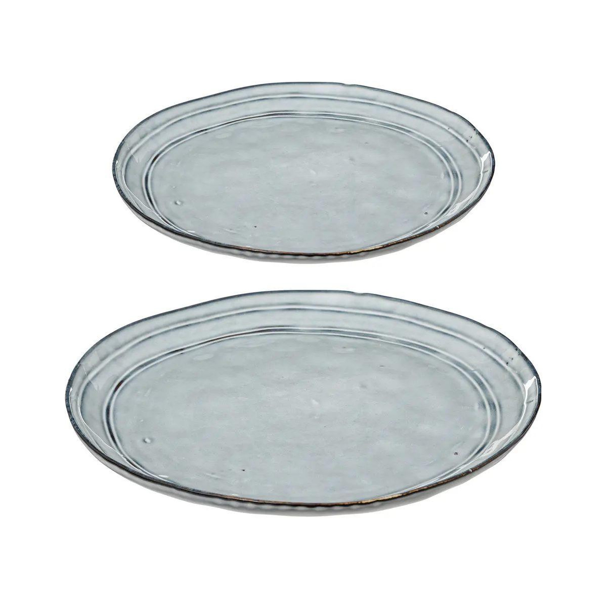 SECRET DE GOURMET Service de table 12 pièces  flower  26cm bleu