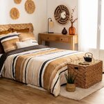 ATMOSPHERA Parure de Lit 3 Pièces  Hana  240x220cm Ocre