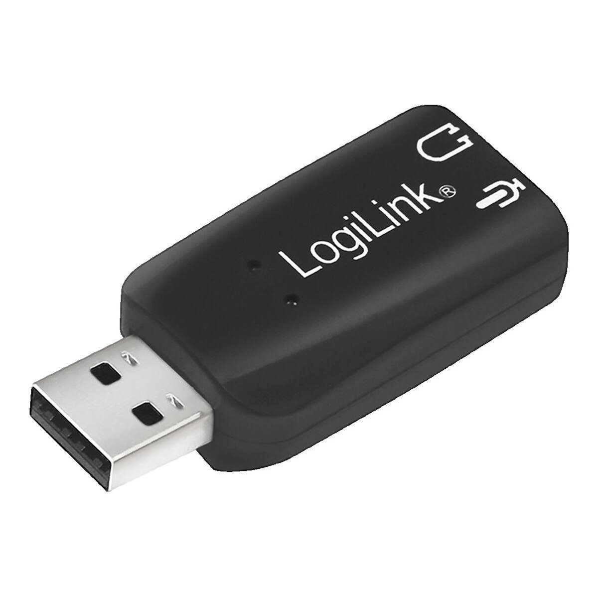 LOGILINK Carte Son USB LogiLink UA0053 avec Effets Sonores 3D Virtuels