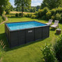 Voir la diapositive 4 : INTEX Piscine tubulaire Graphite rectangulaire 6,00 x 3,00 x 1,24 m - Intex