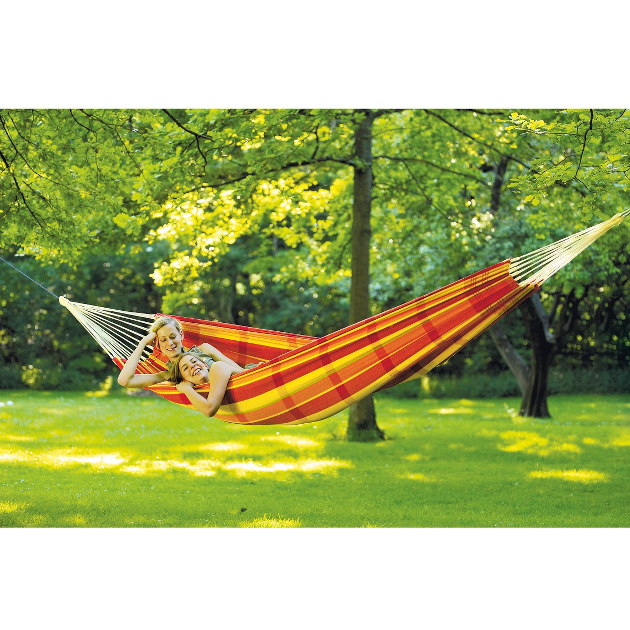 Hamac double en coton BARBADOS - coloris Papaya