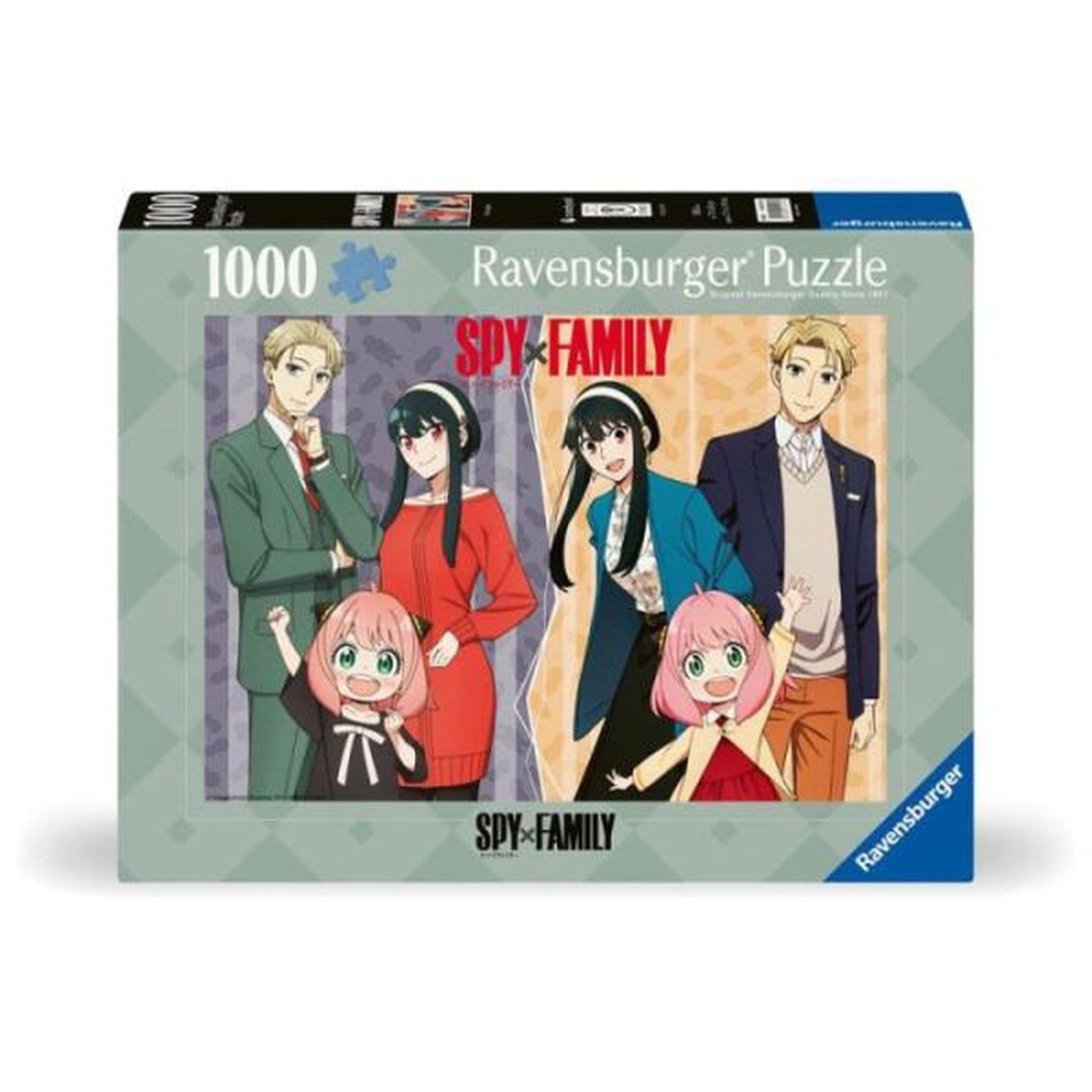 RAVENSBURGER Puzzle - RAVENSBURGER - La famille Forger (Spy x Family) - 1000 pièces - 70 x 50 cm - Illustration anime