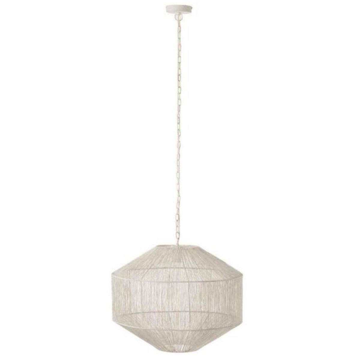 Paris Prix Lampe Suspension Design  Vivena  60cm Blanc Mat