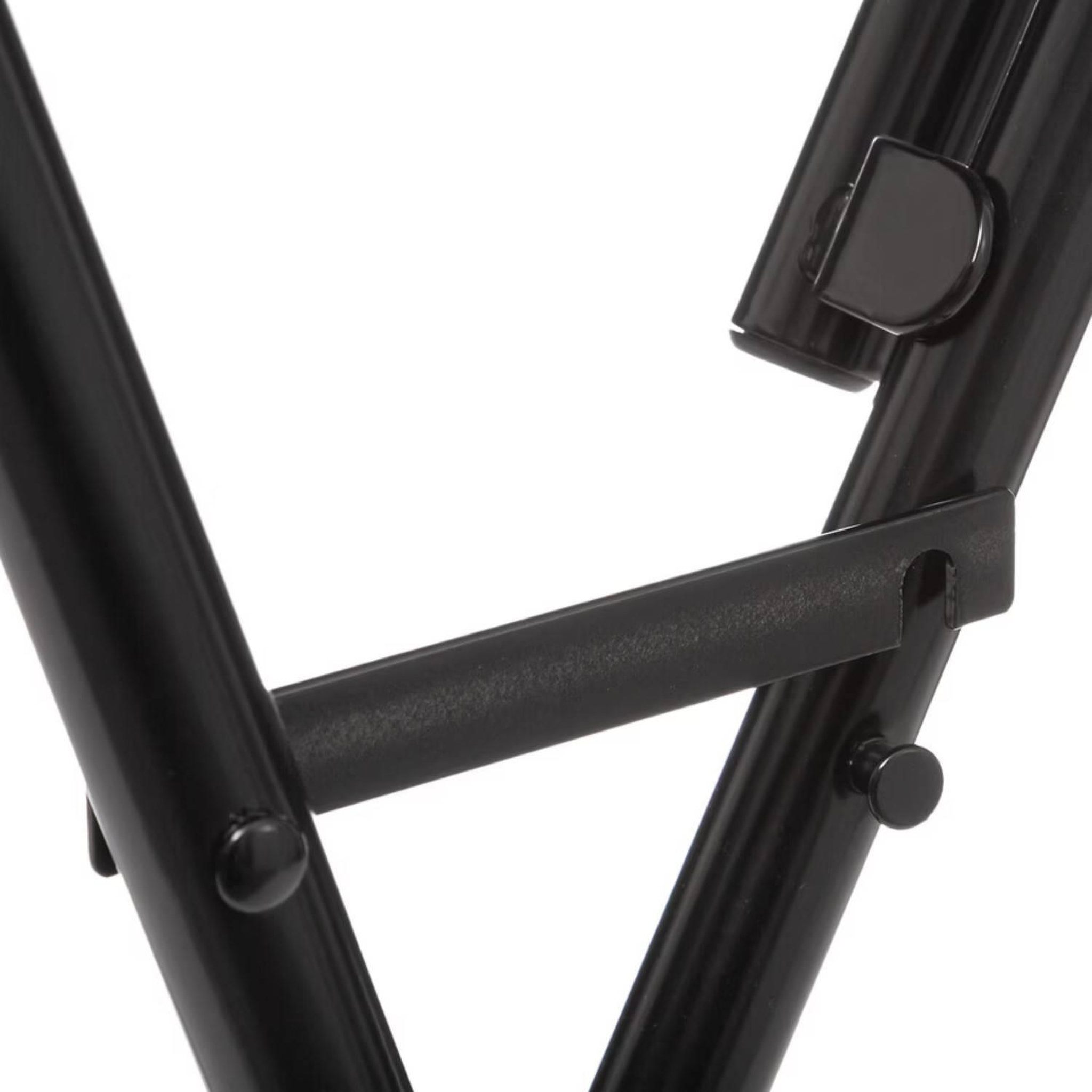 Voir la diapositive 5 : FIVE Table d'appoint pliable en métal pour 4 personnes - noir