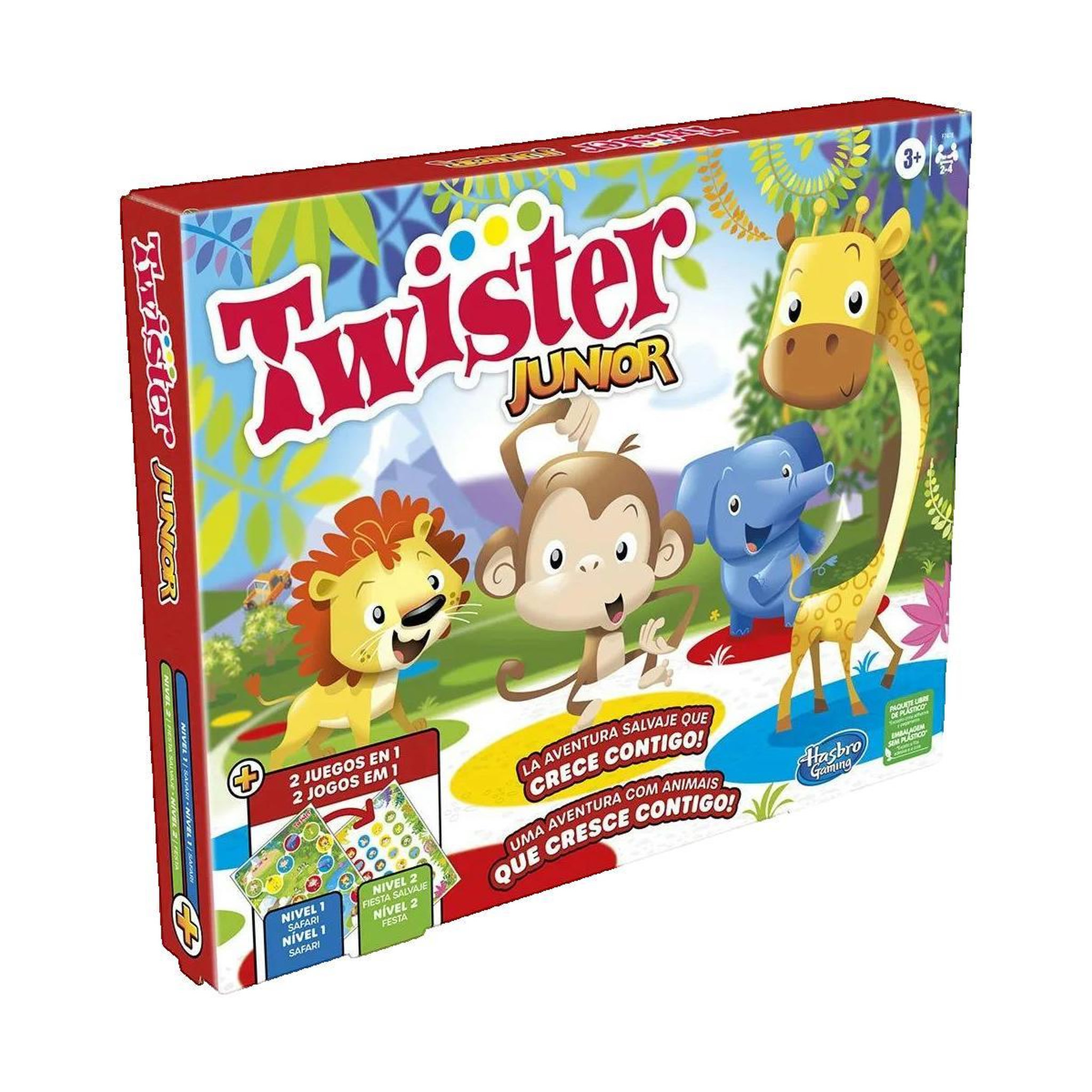 Voir la diapositive 2 : HASBRO Jeu de société Hasbro Twister Junior multicolore