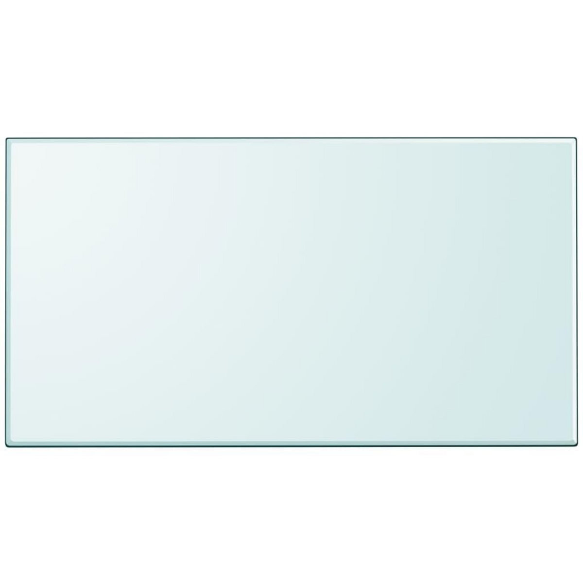 VIDAXL Dessus de table rectangulaire en verre trempe 1200 x 650 mm