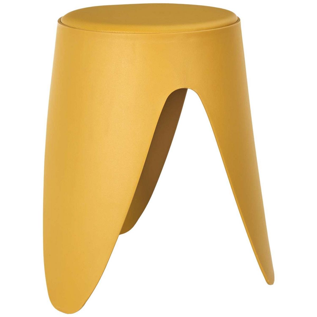 The Home Deco Factory Tabouret d'appoint empilable Emma - Jaune