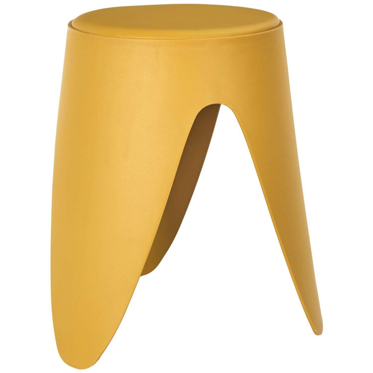 The Home Deco Factory Tabouret d'appoint empilable Emma - Jaune