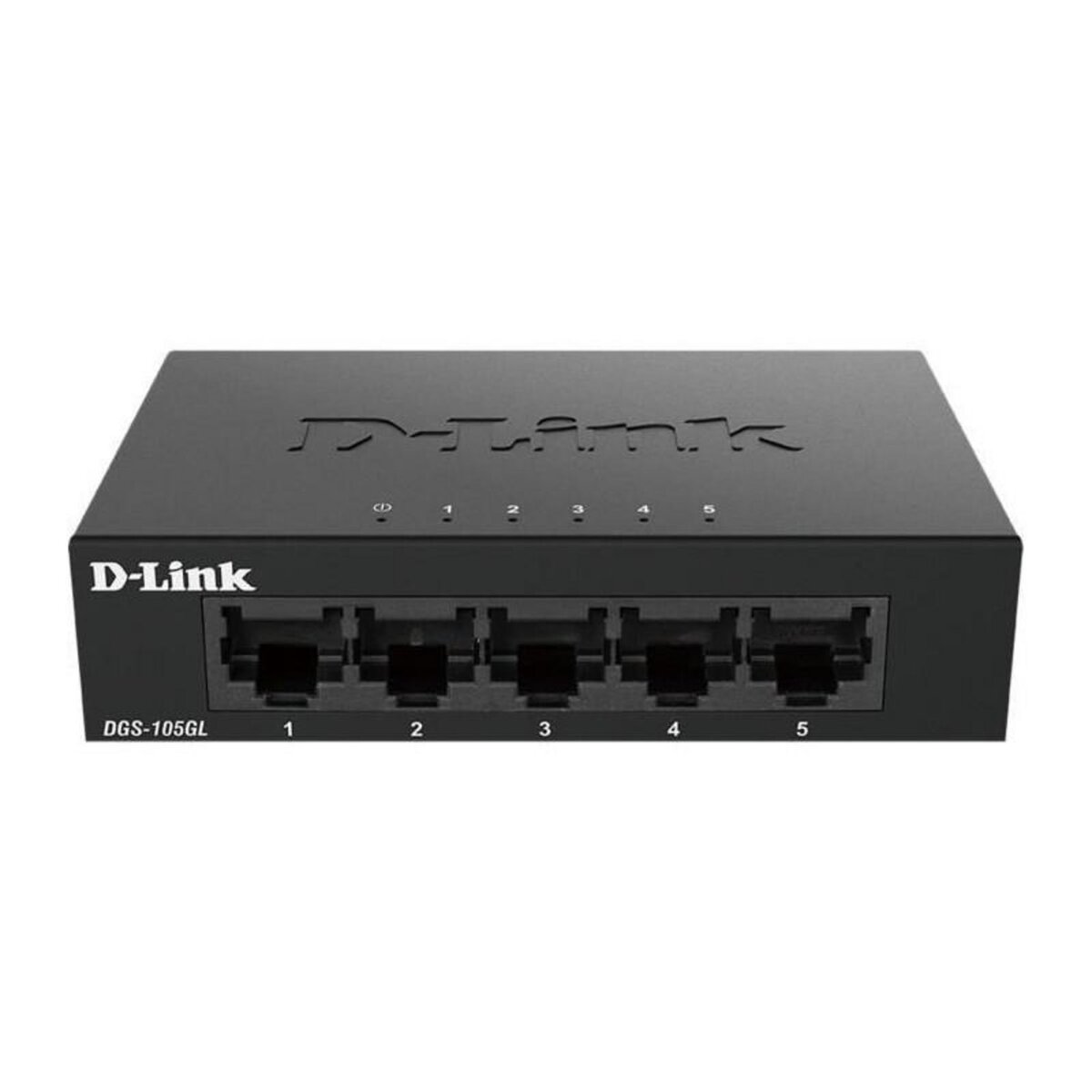 DLink Switch 5 ports Gigabit - Metallique, connecteurs plastique - DLINK - DGS-105GLE