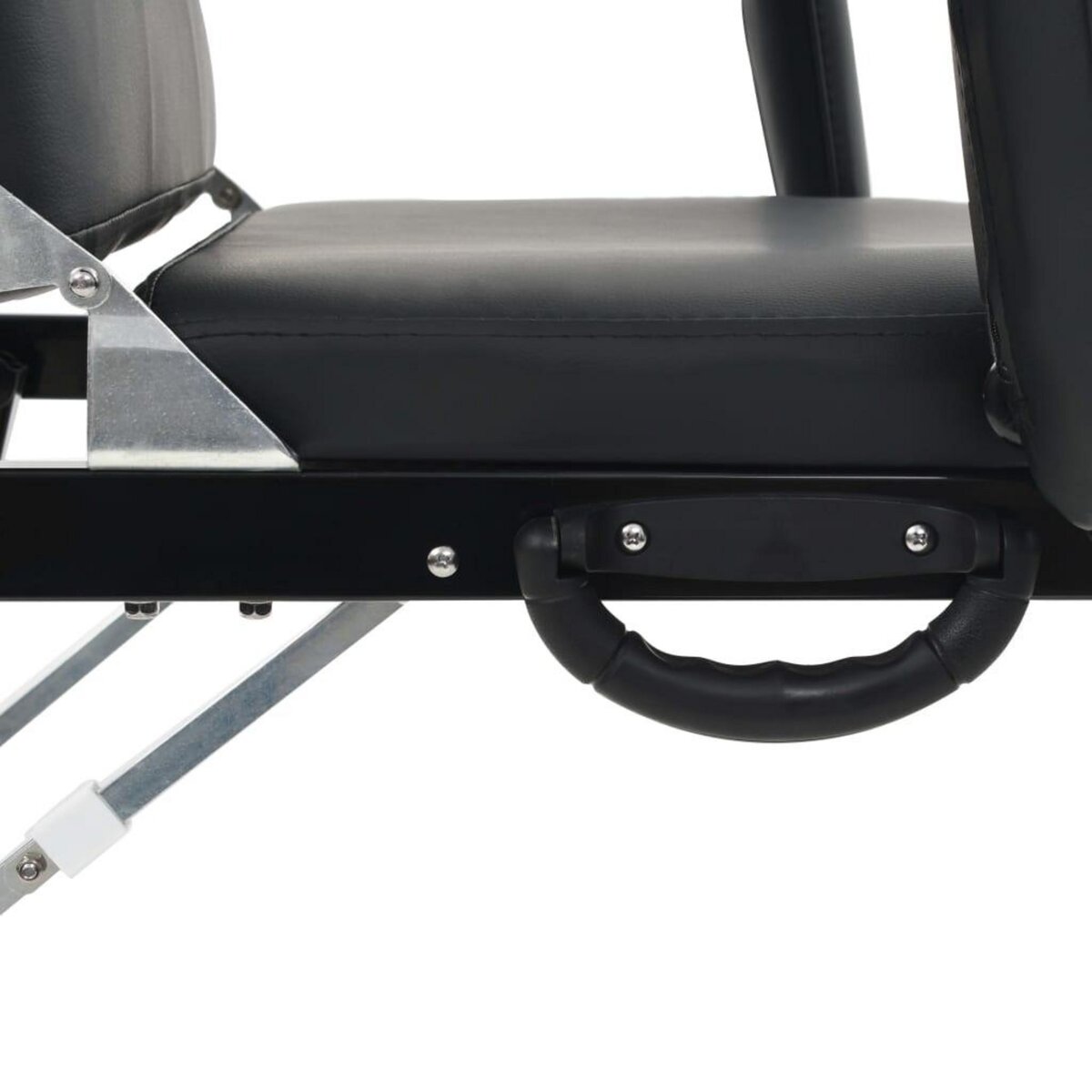 VIDAXL Fauteuil de massage pour traitement facial Simili-cuir Noir