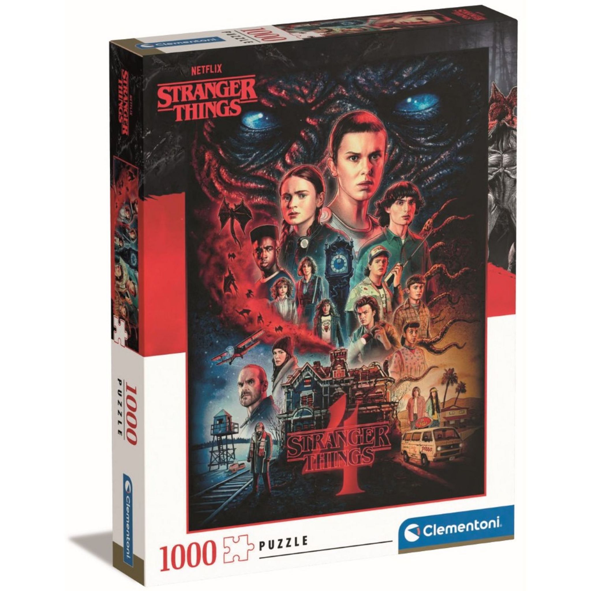 Buffalo Games Puzzle 2000 Pezzi – Trilogia Di Stranger Things, Dimensioni 98x68 Cm, Poster Incluso, Cartone Riciclato - 5