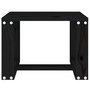 Voir la diapositive 3 : VIDAXL Table d'appoint de jardin noir 40x38x28,5 cm bois massif de pin