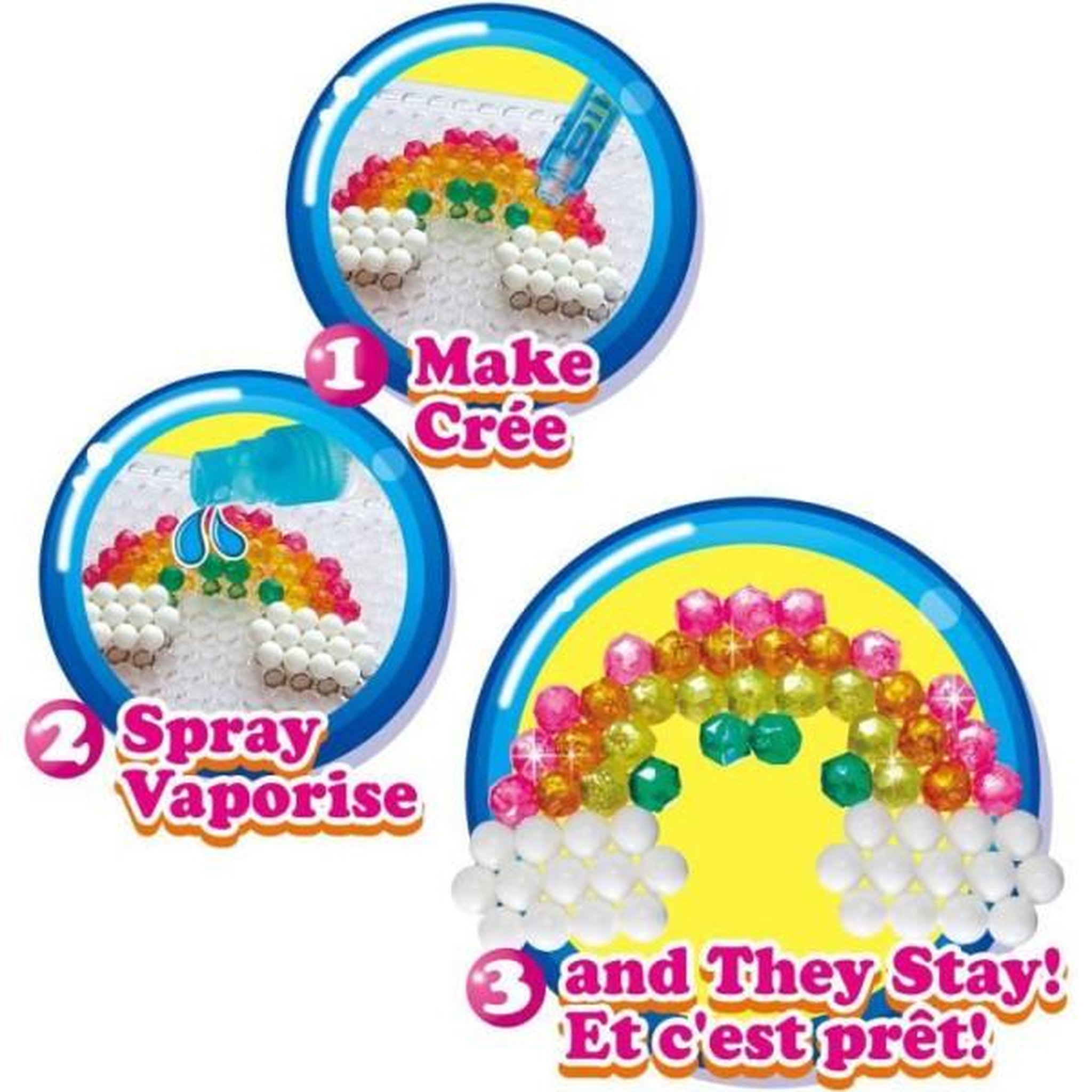 Voir la diapositive 3 : Aquabeads La méga recharge 2400 perles - aquabeads - 31502 - 24 couleurs