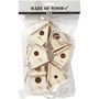 Voir la diapositive 2 : CREATIV COMPANY Creativ Company - Birdhouse Wood 7cm, 6pcs. 575770