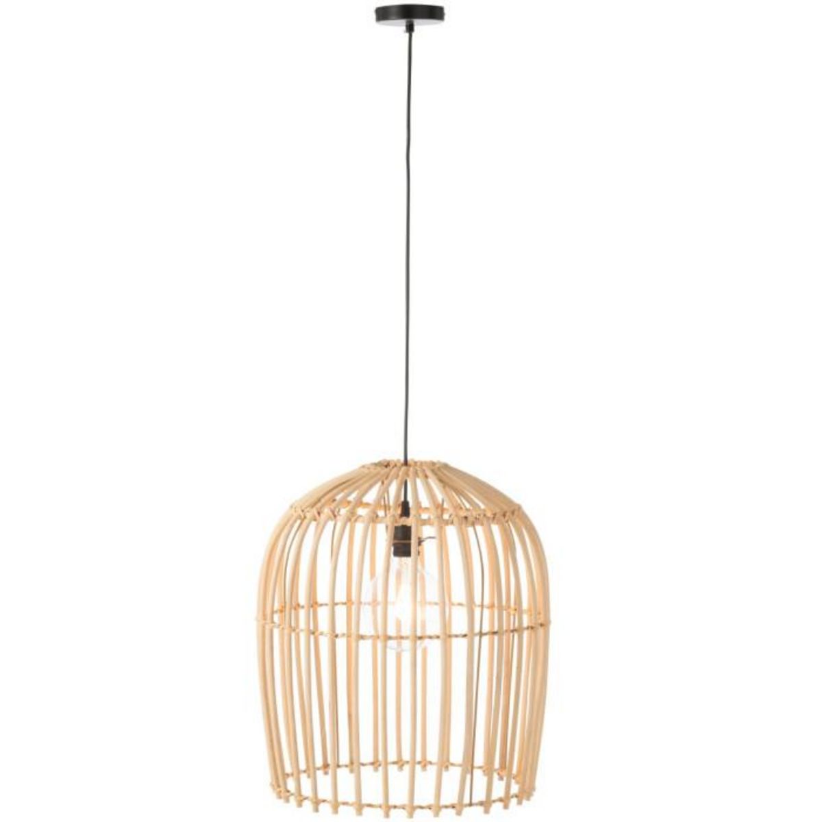 Paris Prix Lampe Suspension en Rotin  Wie  48cm Naturel