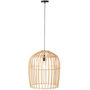Voir la diapositive 2 : Paris Prix Lampe Suspension en Rotin  Wie  48cm Naturel