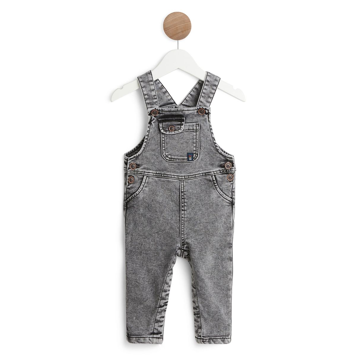 INEXTENSO Salopette en jean bébé garçon
