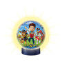 Voir la diapositive 2 : RAVENSBURGER Ravensburger - 3D Puzzle PAW Patrol Night Lamp, 72pcs. 118427