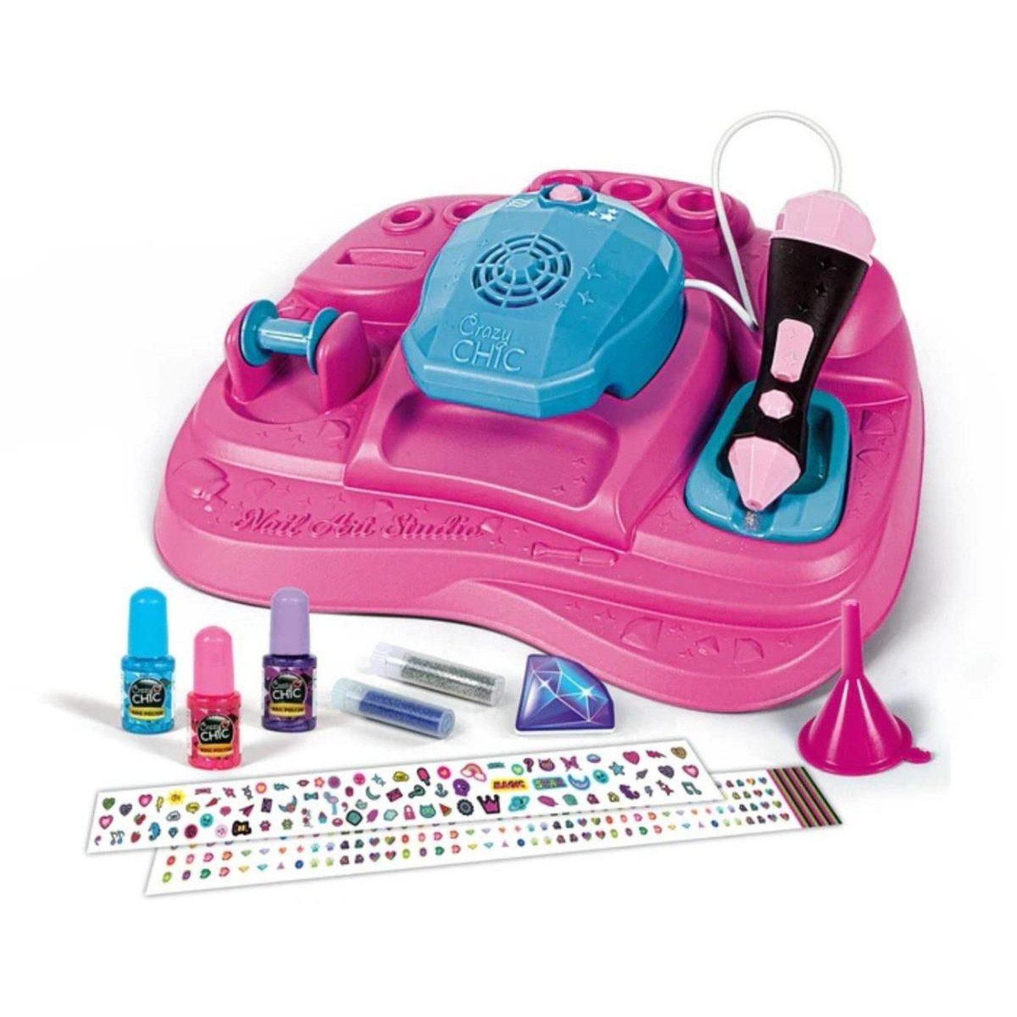 Voir la diapositive 4 : CLEMENTONI Coffret manucure  18768 crazy chic - studio à ongles