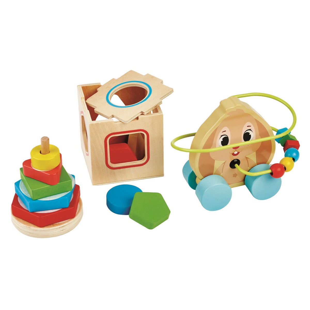 One Two Fun Mon coffret de jeux en bois FSC
