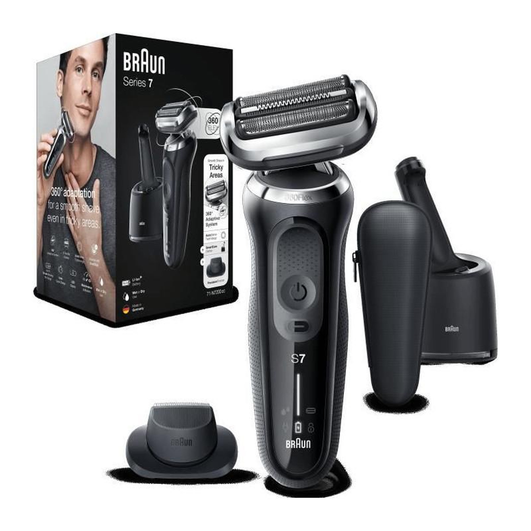 Voir la diapositive 6 : BRAUN Rasoir électrique 71-N7200cc