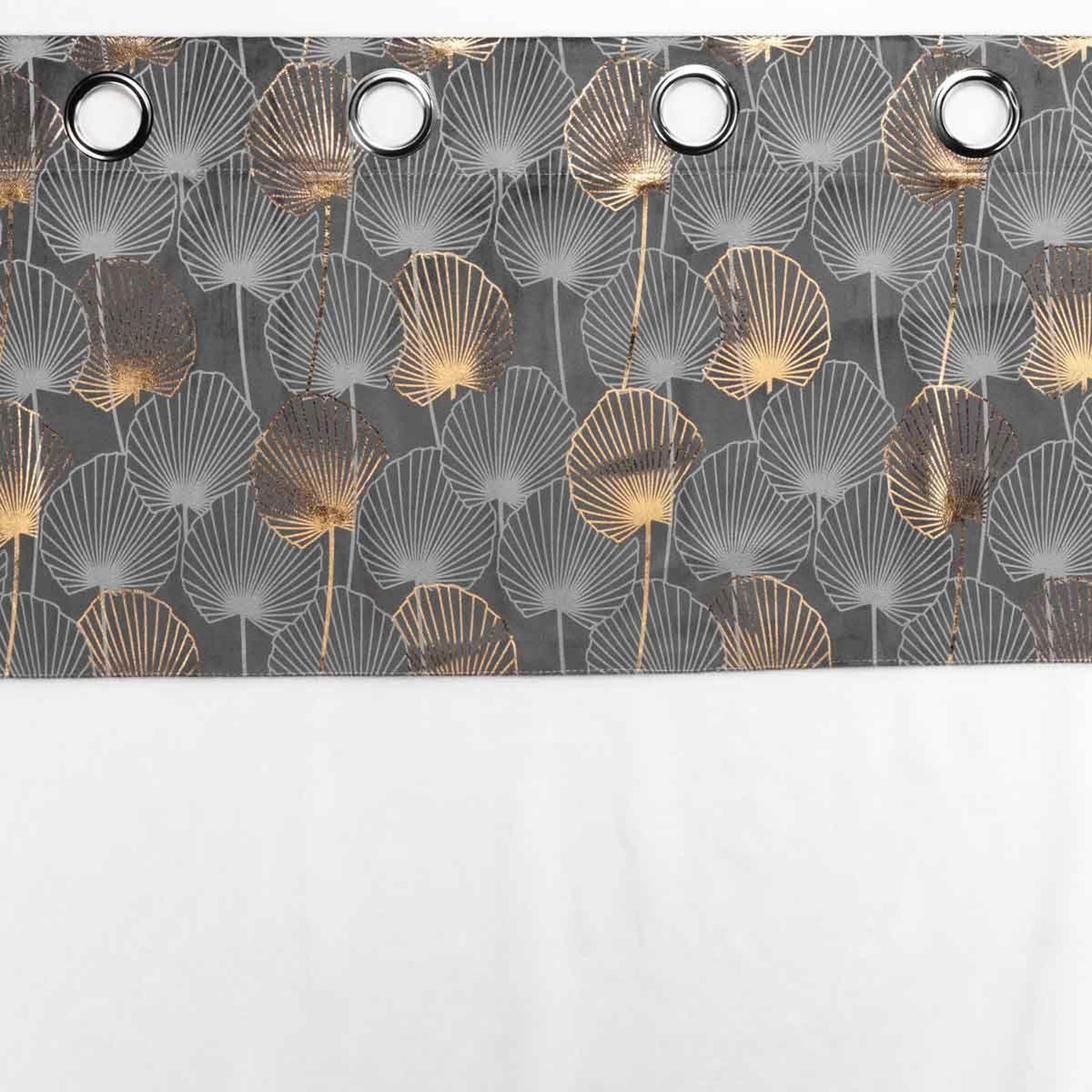 Voir la diapositive 3 : Douceur d'Intérieur Rideau voilage à œillets  clairine  140x280cm gris
