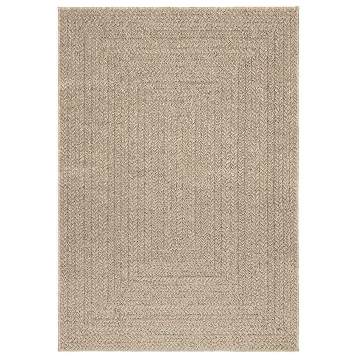VIDAXL Tapis ZIZUR beige 120x170 cm aspect de jute interieur exterieur