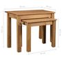 Voir la diapositive 6 : VIDAXL Tables gigognes 2 pcs Bois de pin massif Assortiment Panama