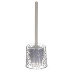 FIVE Brosse WC en Plastique  Galet  37cm Transparent