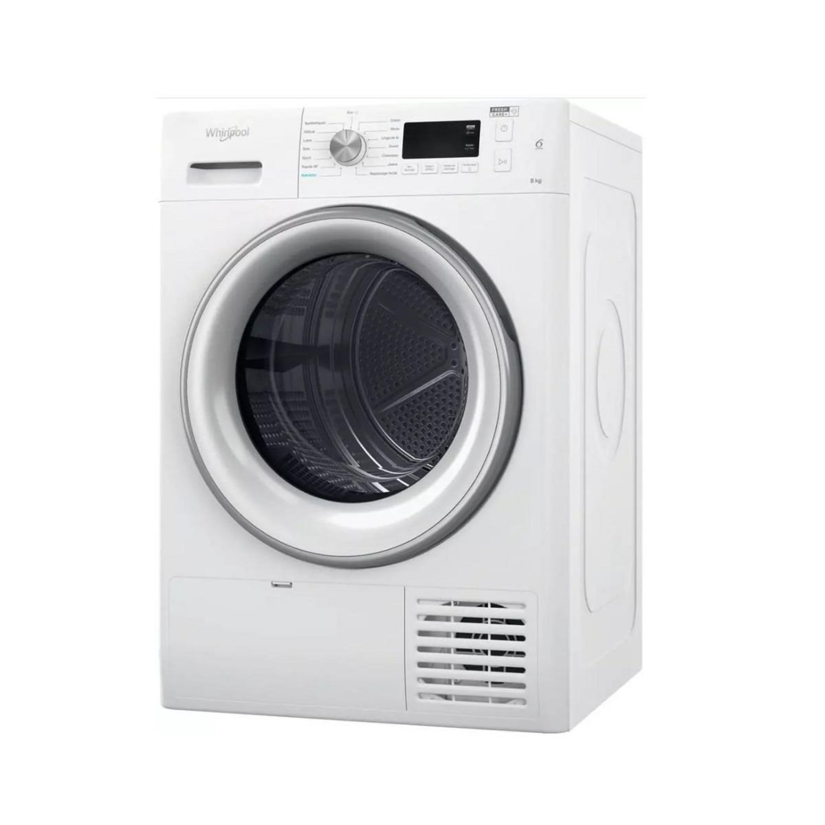 Whirlpool Sèche-linge pompe à chaleur 60cm 8kg blanc - FFTM1182WSFRR