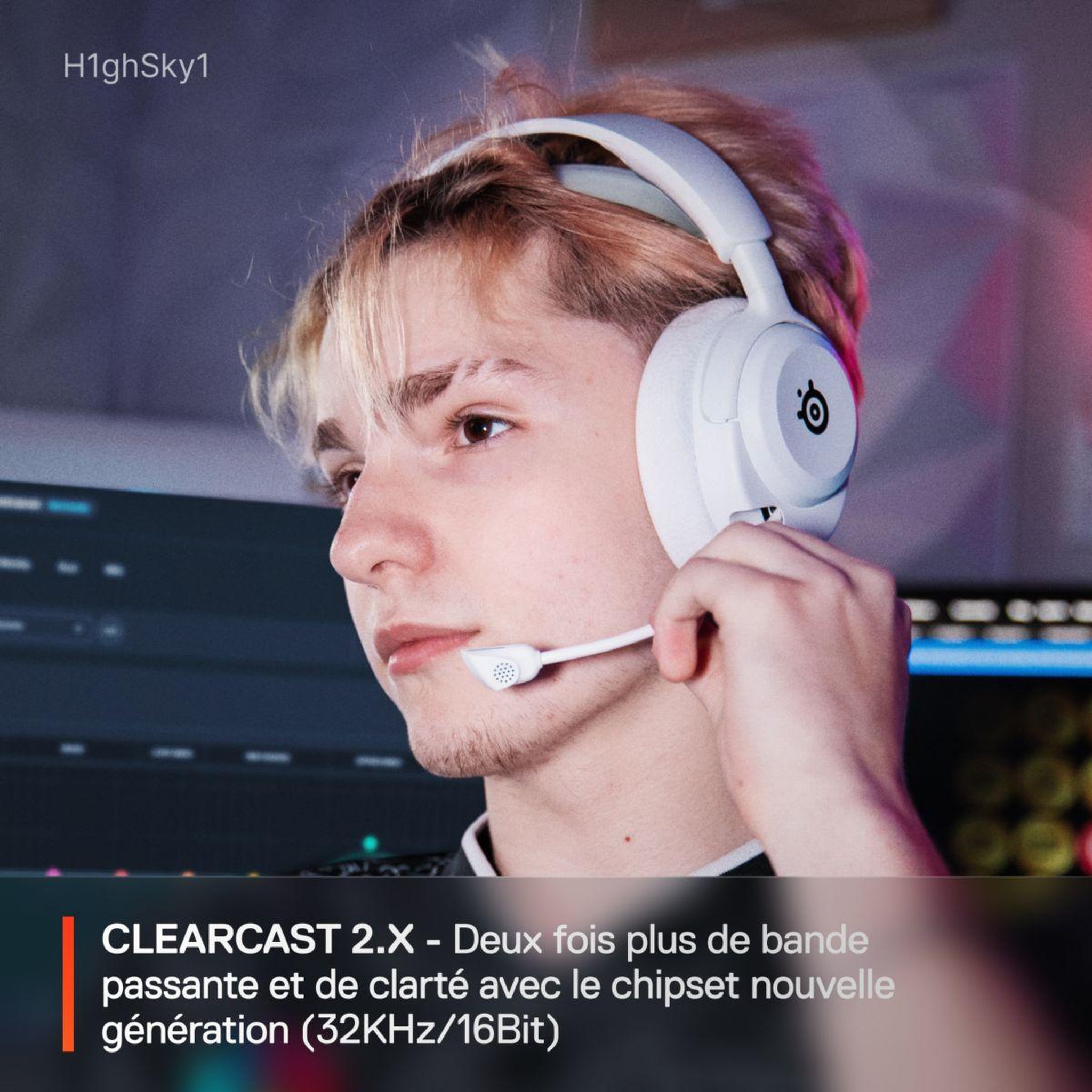 Voir la diapositive 5 : STEEL SERIES Casque gamer Arctis Nova 5P Blanc