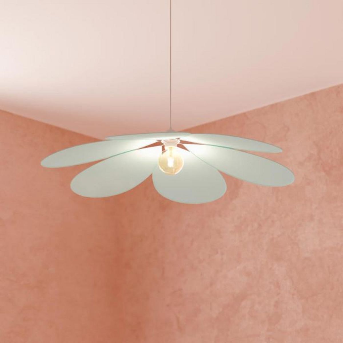 Atmosphera Kids Lampe Suspension Pétale  Naya  72cm Vert