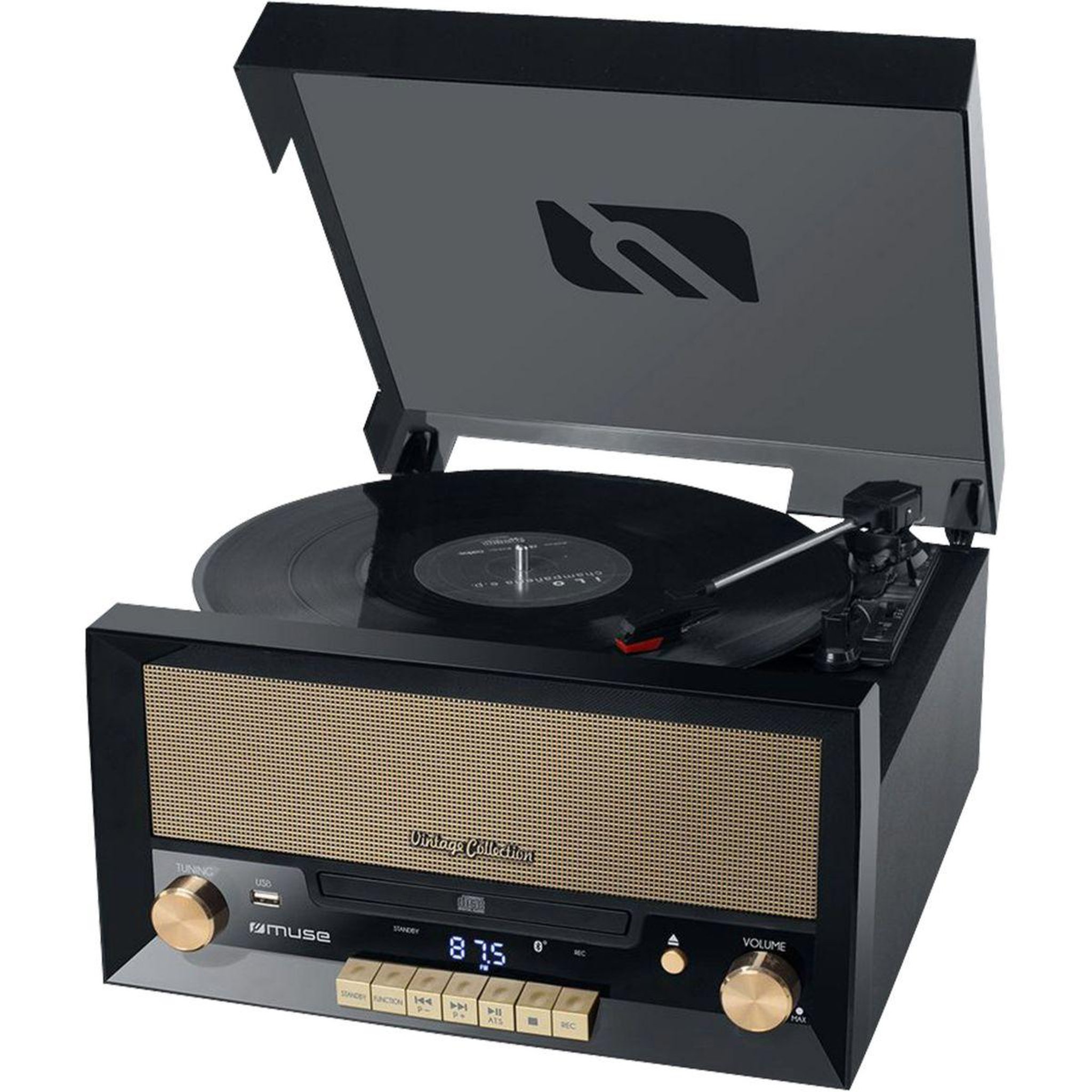 Muse Platine vinyle vinyle mt-110b noire
