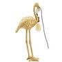 Voir la diapositive 3 : Paris Prix Lampe à Poser en Résine  Flamant Rose  59cm Or