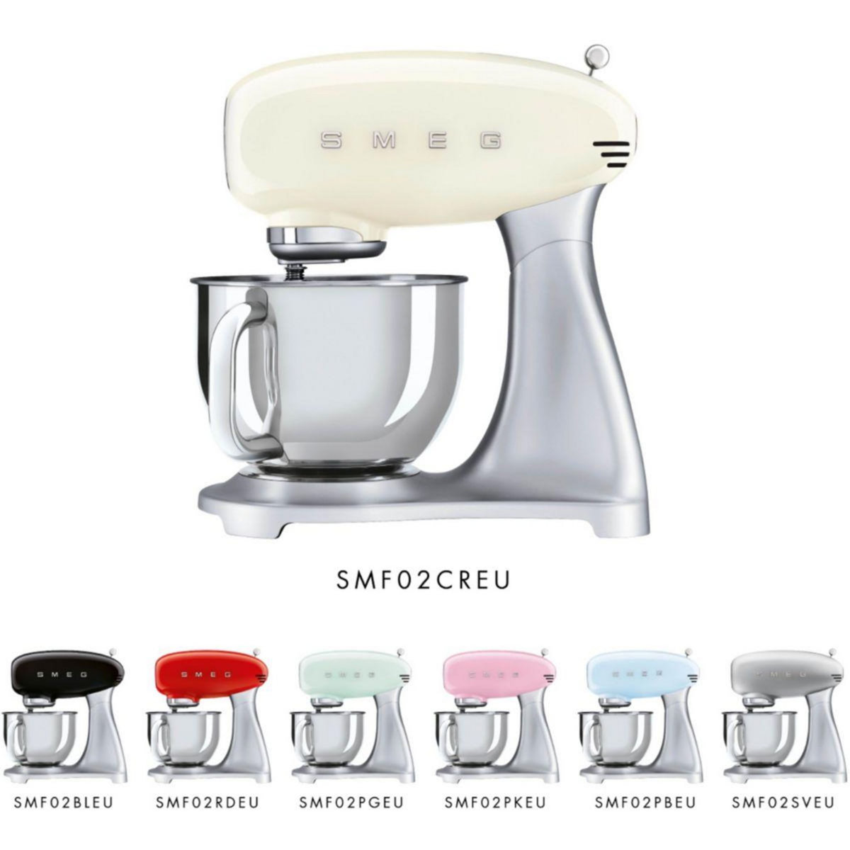 SMEG Robot pâtissier SMF02CREU