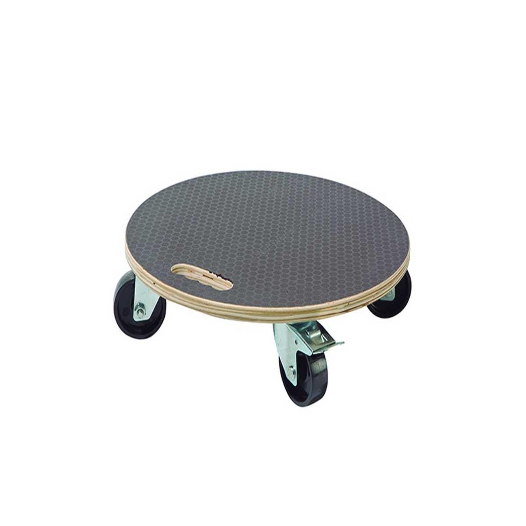 Nortene Support à roulettes bois FSC FLORA ROLL STRONG - Marron - Ø 40 cm
