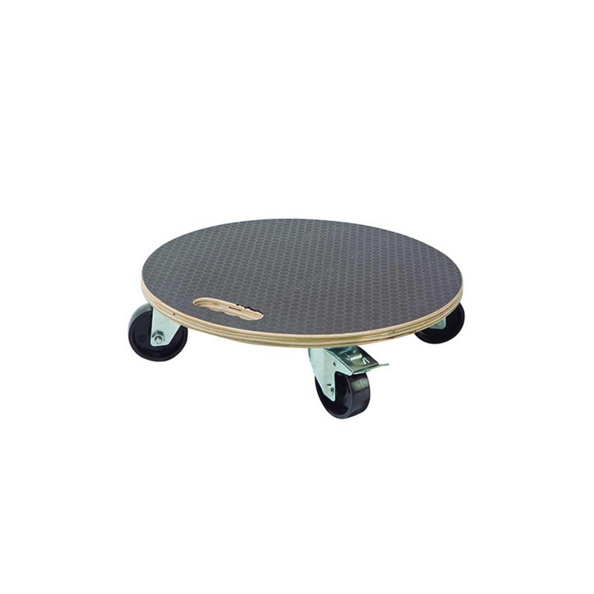 Nortene Support à roulettes bois FSC FLORA ROLL STRONG - Marron - Ø 40 cm