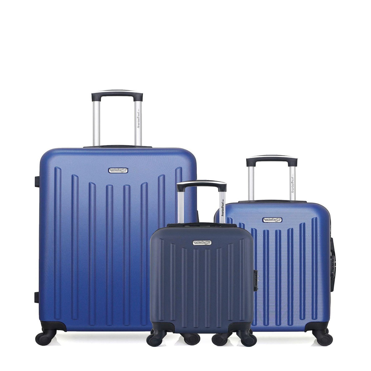AMERICAN TRAVEL AMERICAN TRAVEL - LOT DE 3 - Valises grand format, cabine et cabine XXS BROOKLYN