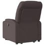 Voir la diapositive 5 : VIDAXL Fauteuil inclinable de massage Marron fonce Tissu