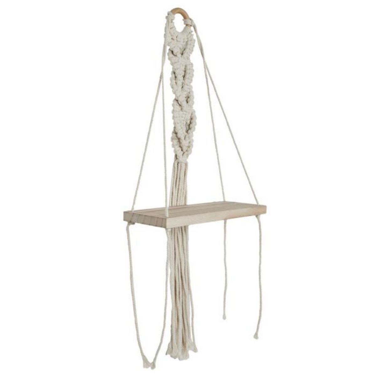 Paris Prix Étagère Murale Déco  Boho  62cm Beige