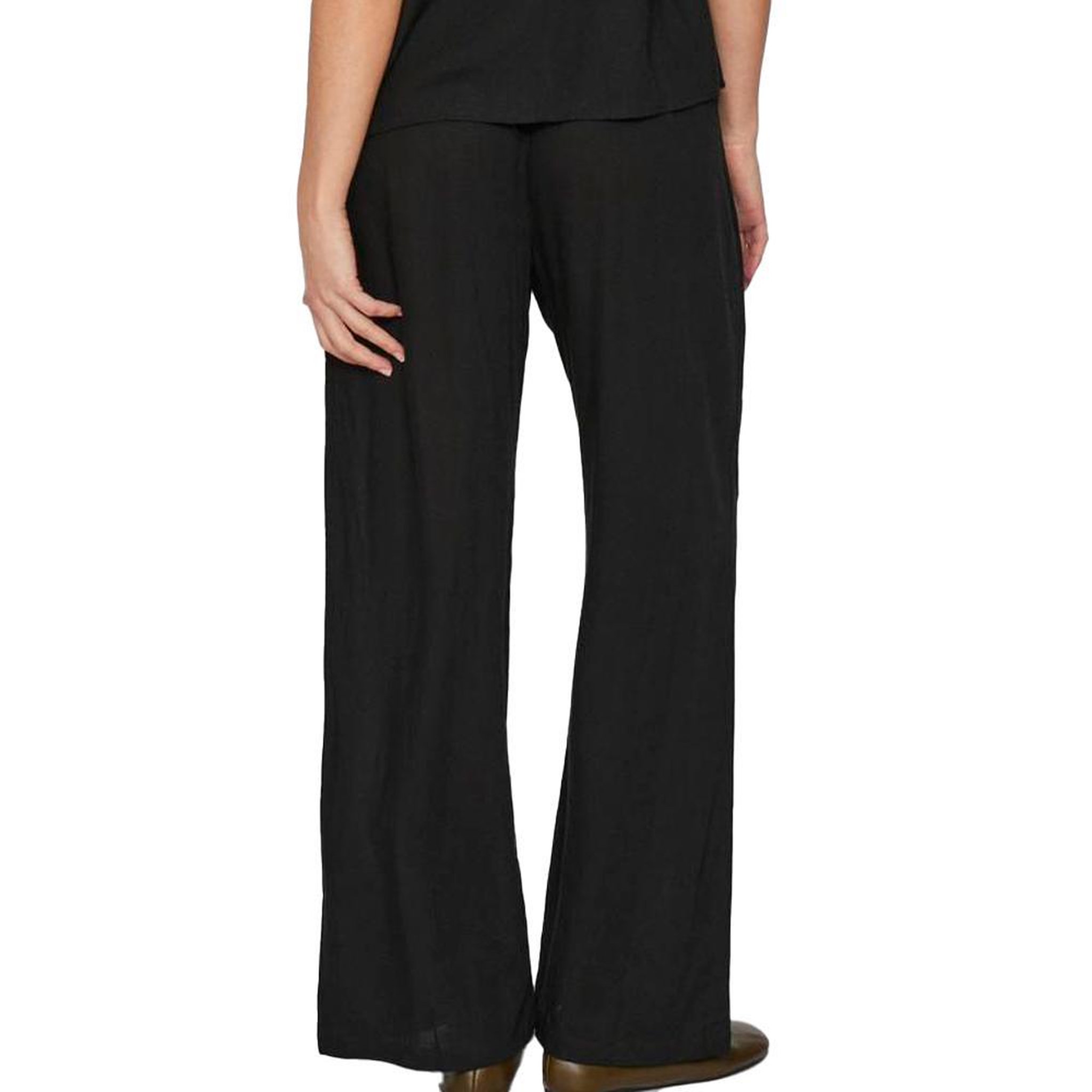 Voir la diapositive 2 : Vila Pantalon fluide Noir Femme Vila Pricil