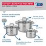 Voir la diapositive 3 : ELO Ensemble de 1 Poêle de cuisson 32 cm et 3 faitouts 12, 14 et 16 cm Elo Profi Citrin