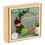 Graine créative KYT Ma couronne succulentes feutrine