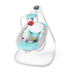 BABY EINSTEIN BABY EINSTEIN Balancelle Ocean Explorers, légere et compacte, siege pivotant a 180°, jouets inclus, modele Curious Comfort