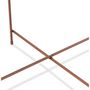 Voir la diapositive 5 : Paris Prix Table Basse Design en Verre  Rona  63cm Cuivre